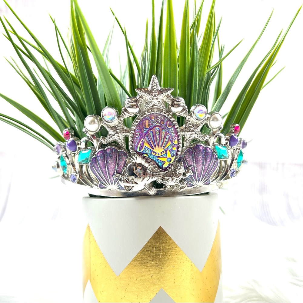 Disney Store Ariel Tiara Little Mermaid Princess Crown Headband Costume
